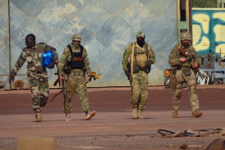 Mercenaires russes du groupe Wagner au Mali