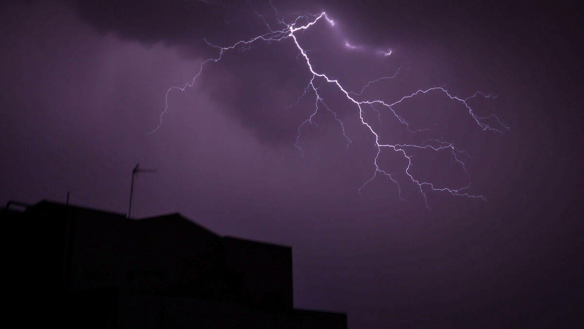 Orages violents dans le sud de la France