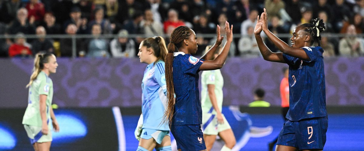 Les joueuses françaises lors du match contre les Pays-Bas