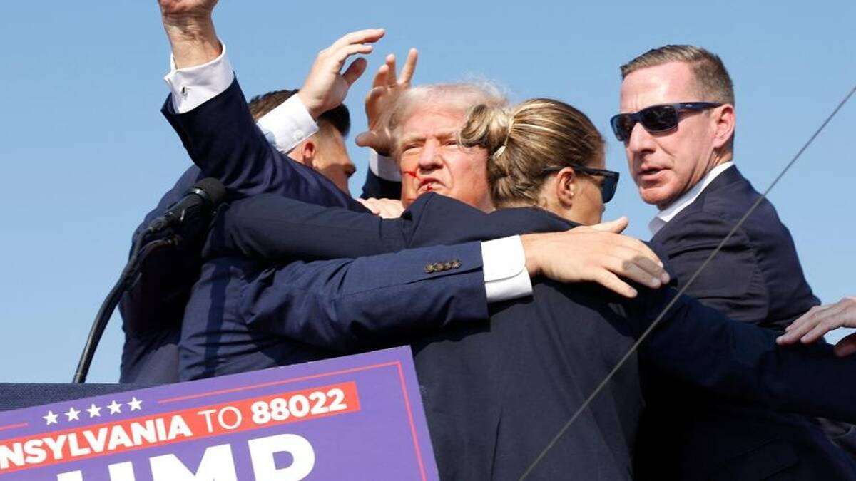Image illustrant la tentative d'assassinat de Donald Trump