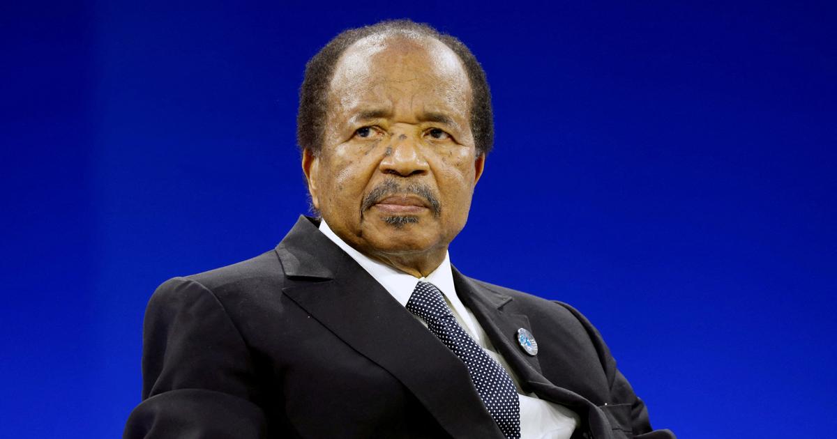 Paul Biya lors d'une cérémonie en août 2024
