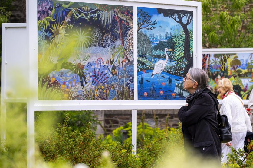 Inauguration du « Jardin des couleurs » à la Maison de Nicodème de Nantes le 5 juin 2025.