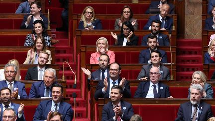Séance de questions au gouvernement, le 6 mai 2025. Photo d'illustration. (LE PARISIEN / ARNAUD JOURNOIS / MAXPPP)