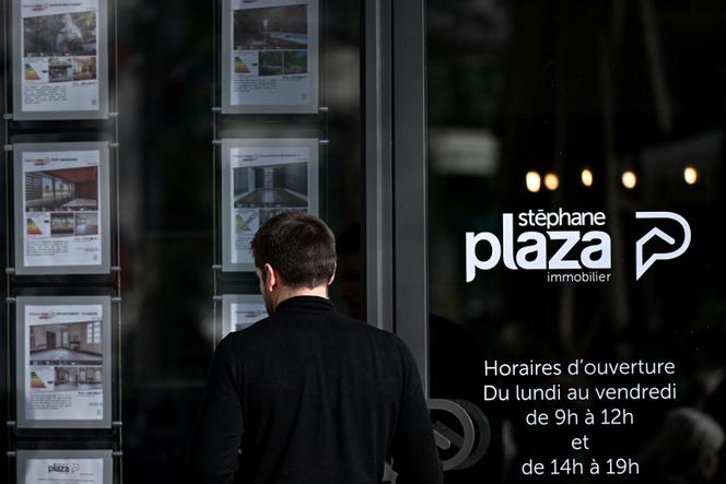 Une agence Stéphane Plaza à Montpellier le 6 mars 2025.