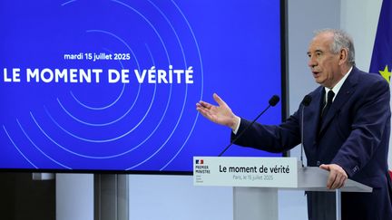 François Bayrou lors de la conférence de presse sur le budget 2026