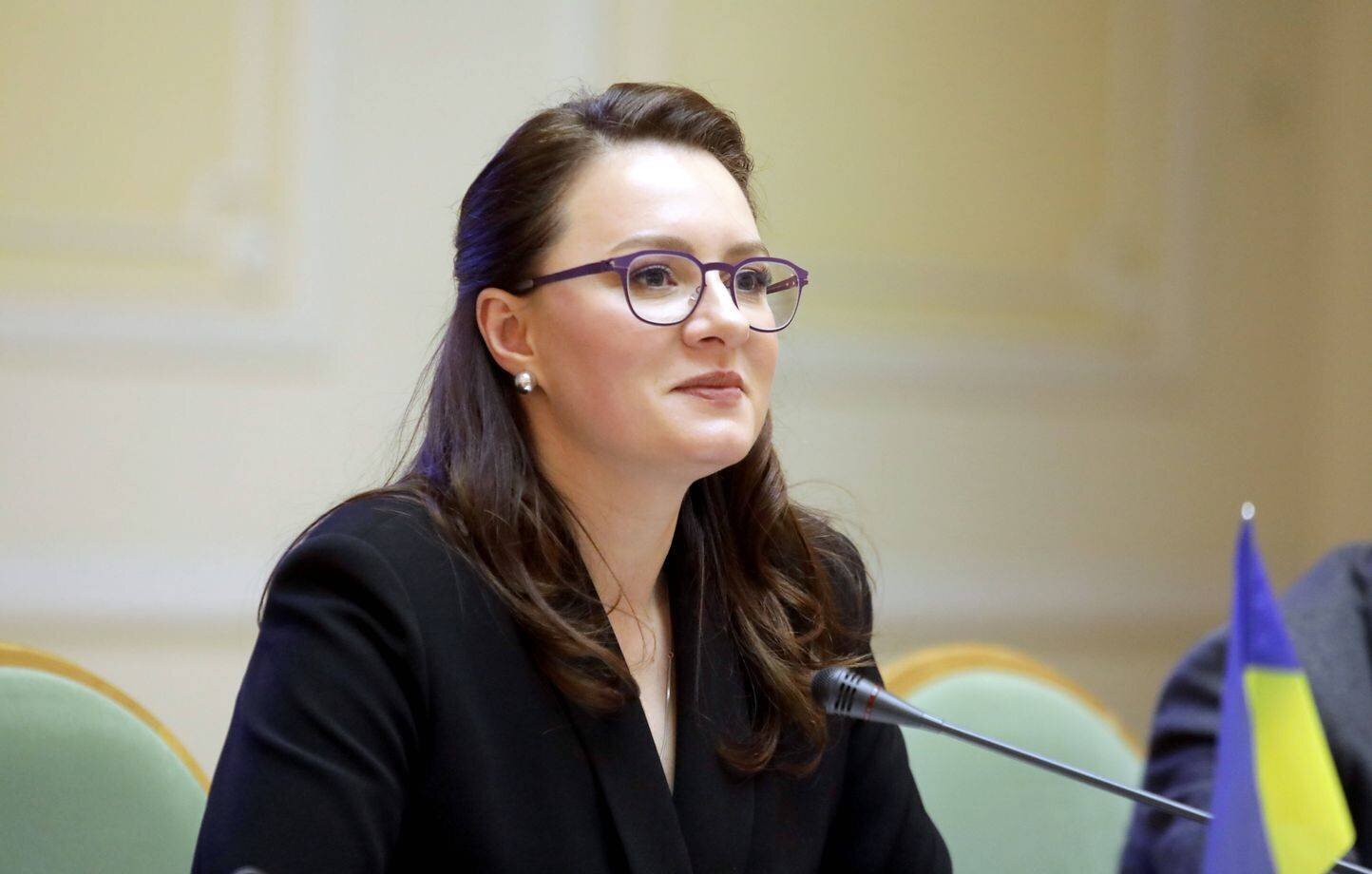 Ioulia Svyrydenko lors de la signature des accords avec la France