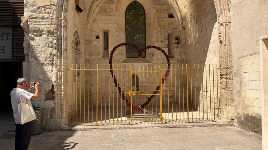Les oeuvres se déploient dans toute la ville d'Avignon