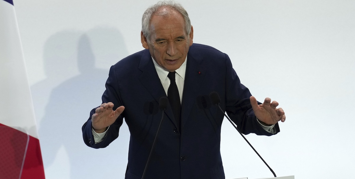 François Bayrou, Paris, 15 juillet 2025 (AP Photo/Aurelien Morissard)
