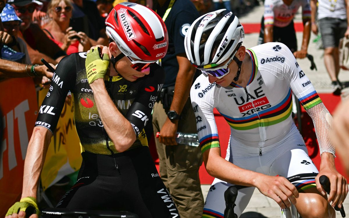 Coureurs en montagne dans le Tour de France 2025