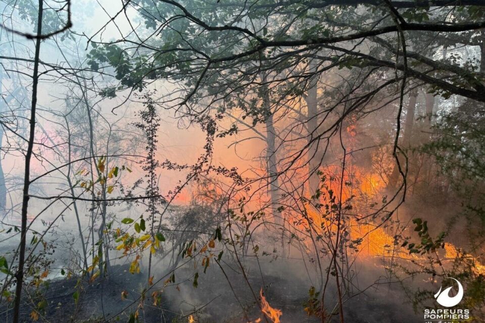 Incendie Brocélainde juillet 2025