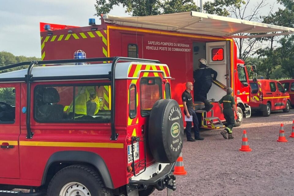 Point de contrôle des pompiers