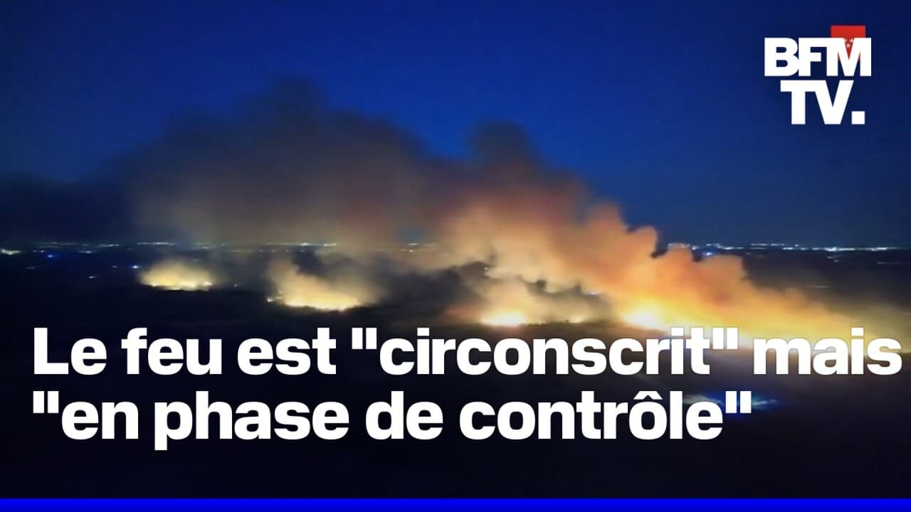 Fumée de l'incendie près de Madrid