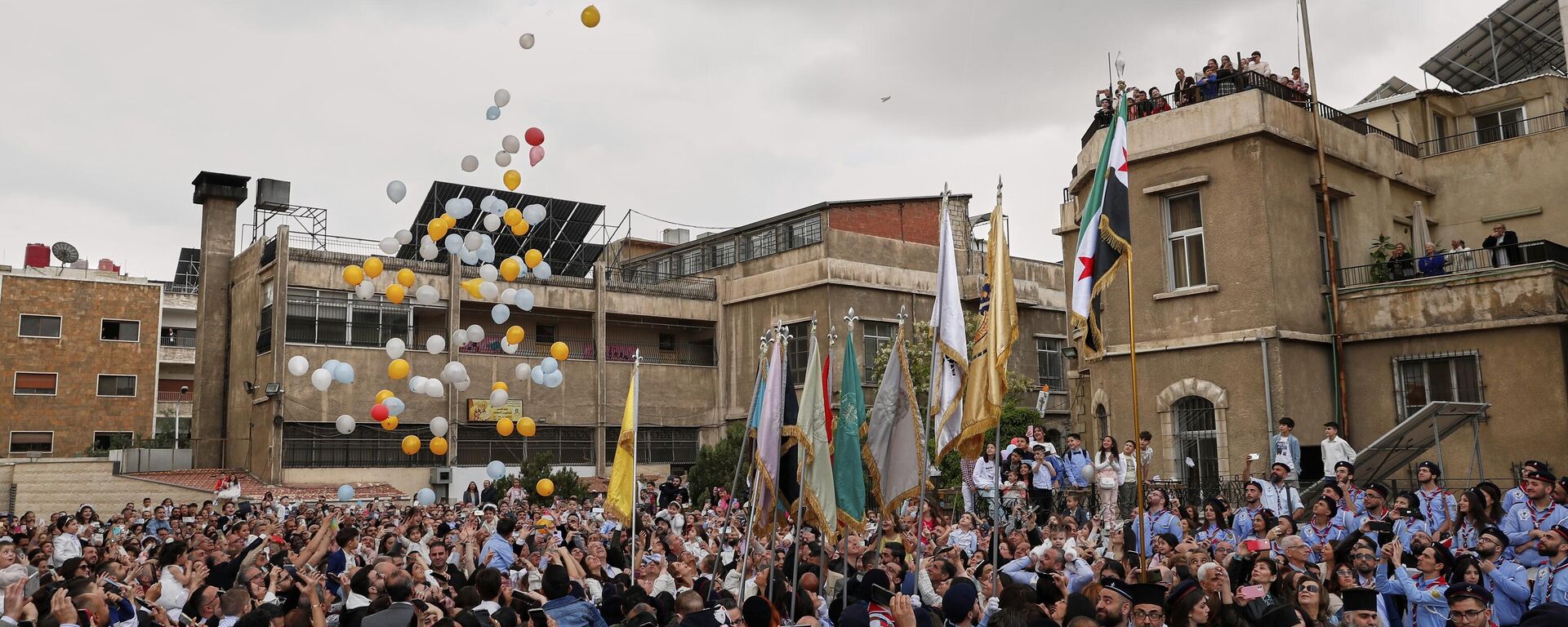 Célébration de la communauté orthodoxe à Damas