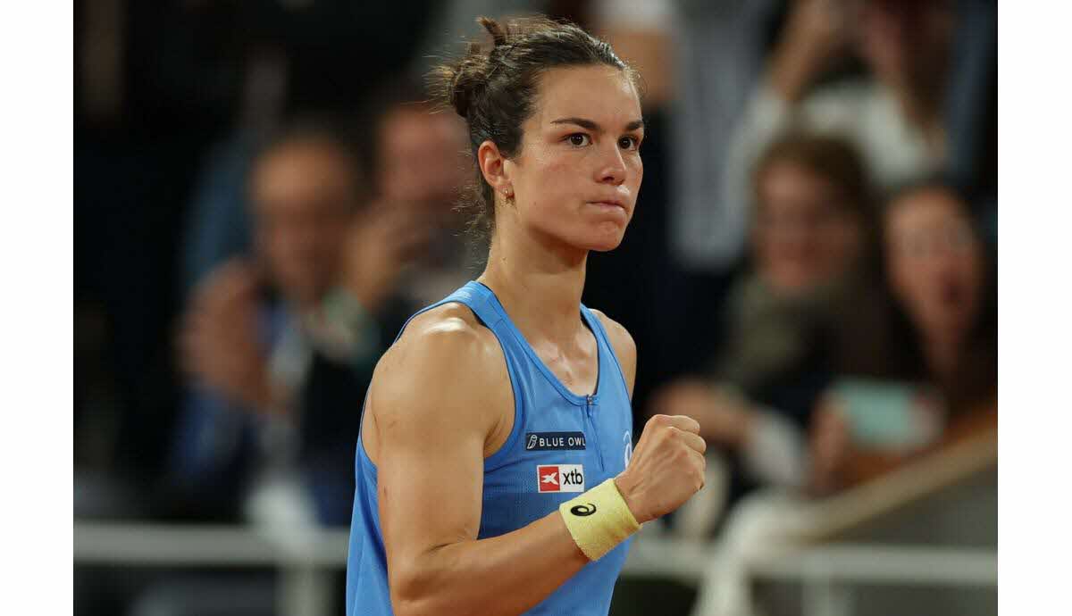 Loïs Boisson lors de sa demi-finale à Hambourg