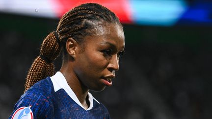 La milieu de l'équipe de France Grace Geyoro à l'occasion de l'Euro de football 2025, en Suisse.