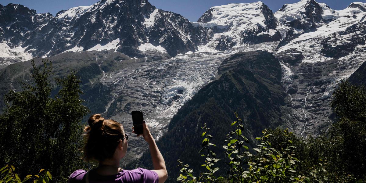 Mont-Blanc, sommet accidenté