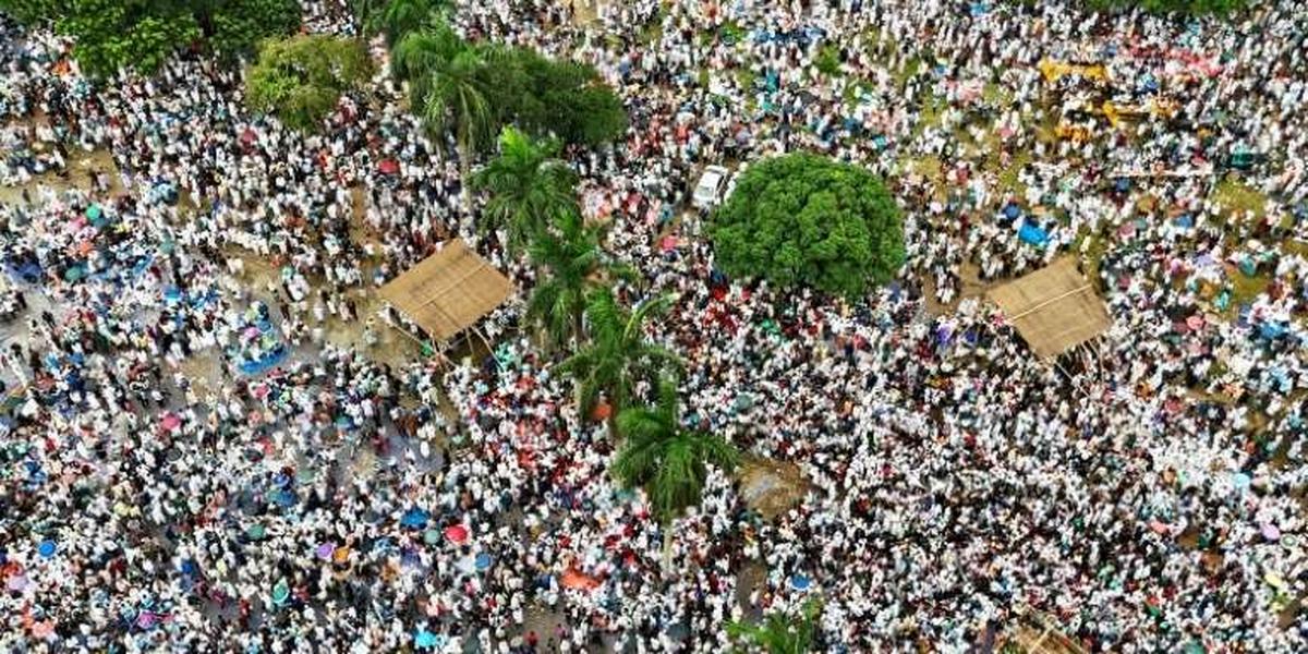 Rassemblement islamiste à Dacca