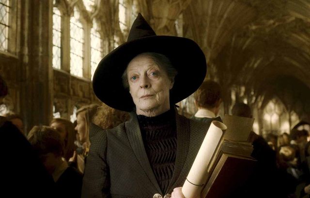 L’éternelle Minerva McGonagall, ici sous les traits de Maggie Smith.