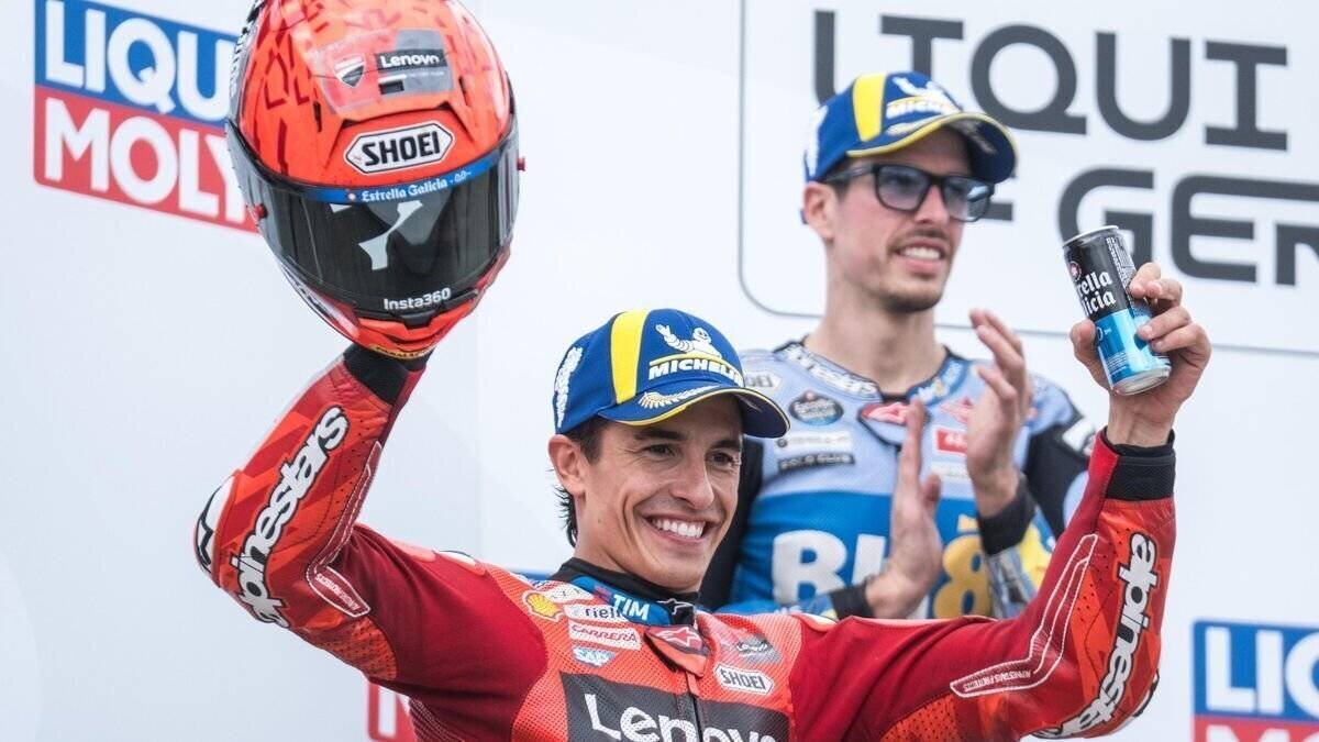 Marc Marquez lors du Grand Prix de République tchèque