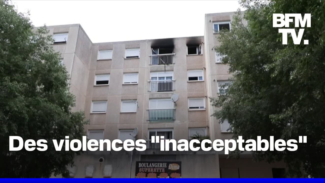 Appartement incendié et policiers pris au piège à Béziers