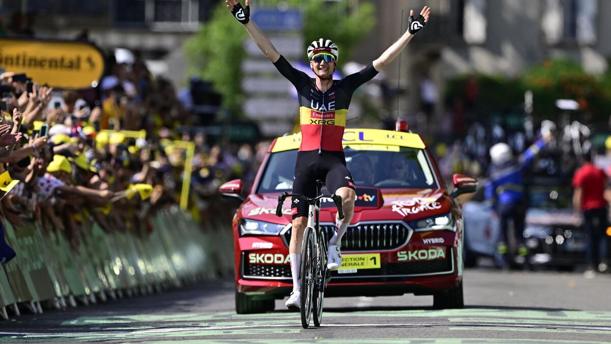 Tim Wellens victorieux lors du Tour de France 2025