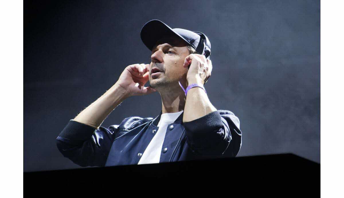 Martin Solveig lors de son dernier concert aux Vieilles Charrues