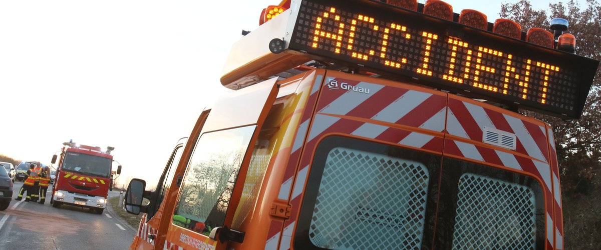 Voiture accidentée sur l’A66 à Ariège