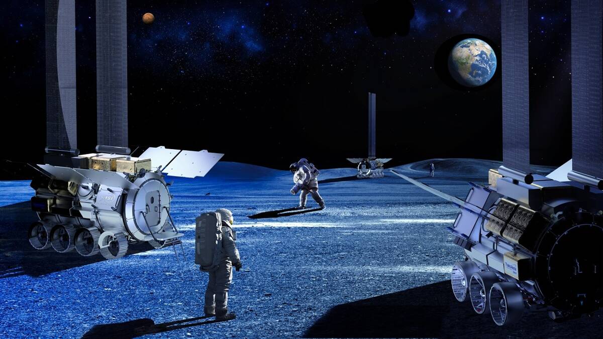 Module d'habitat lunaire développé par Thales Alenia Space