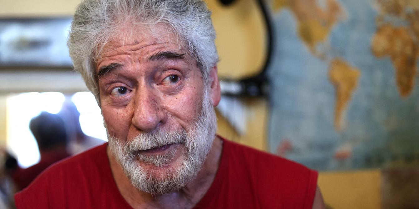 Photo de Georges Ibrahim Abdallah lors de sa libération