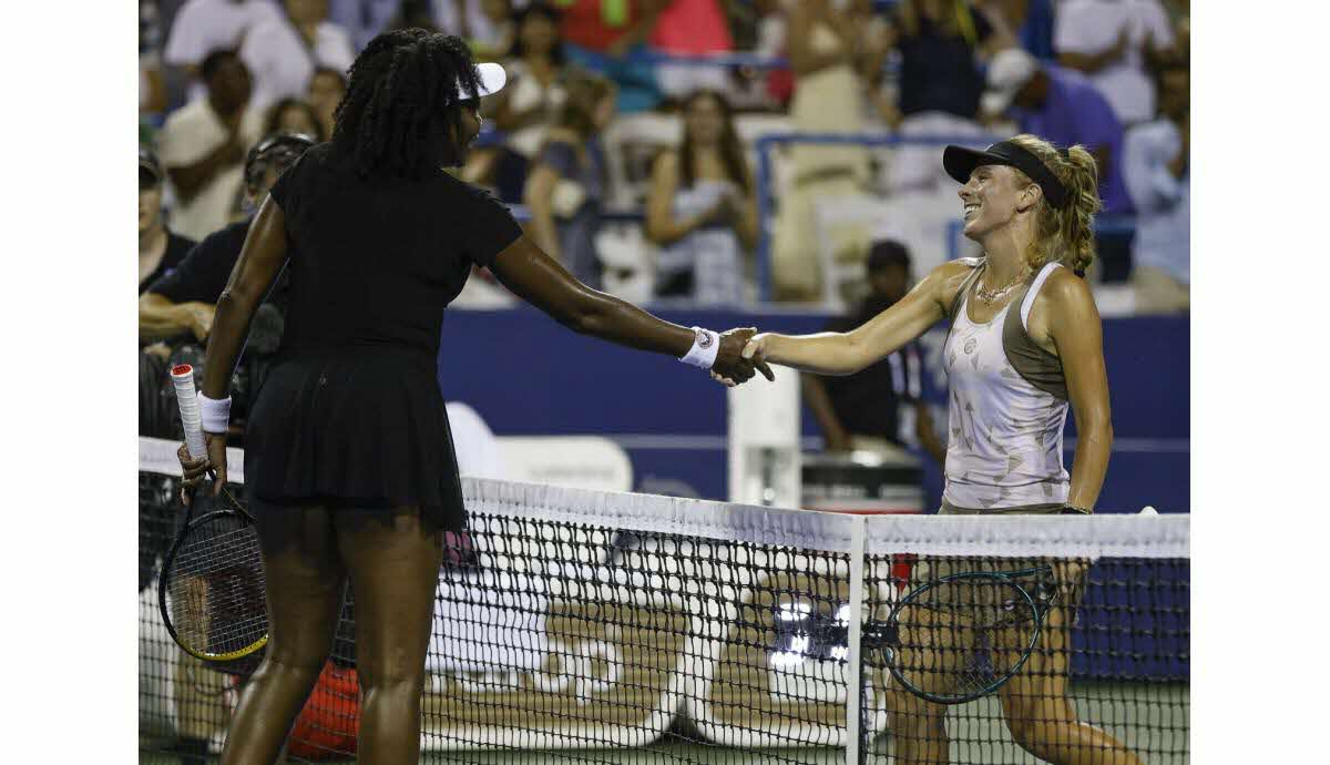 Venus Williams lors du tournoi de Washington
