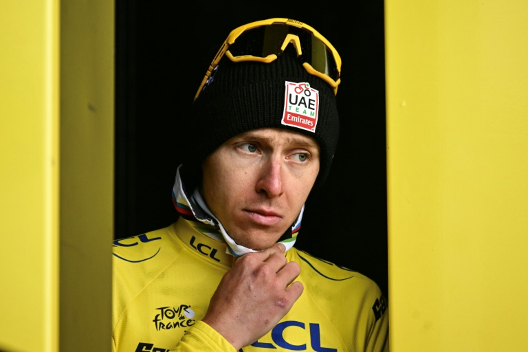 Tadej Pogacar lors du Tour de France