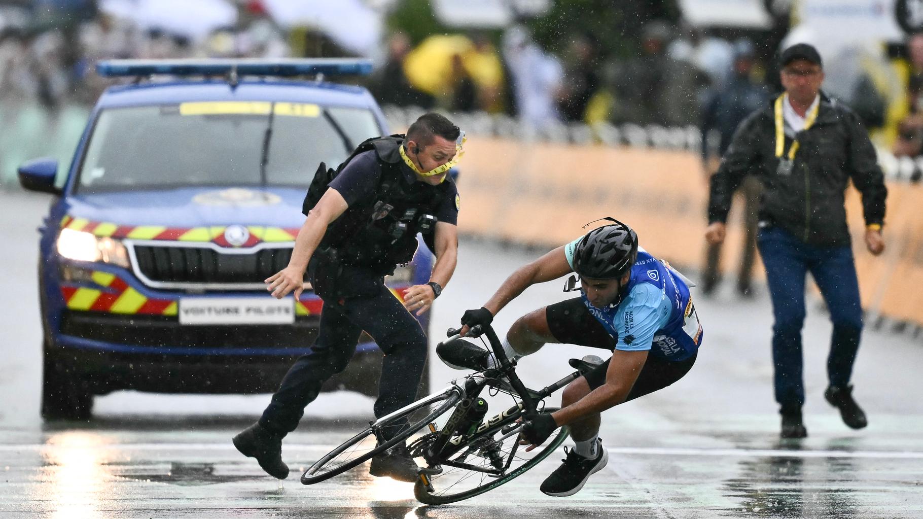 Incident lors de la 17e étape du Tour de France