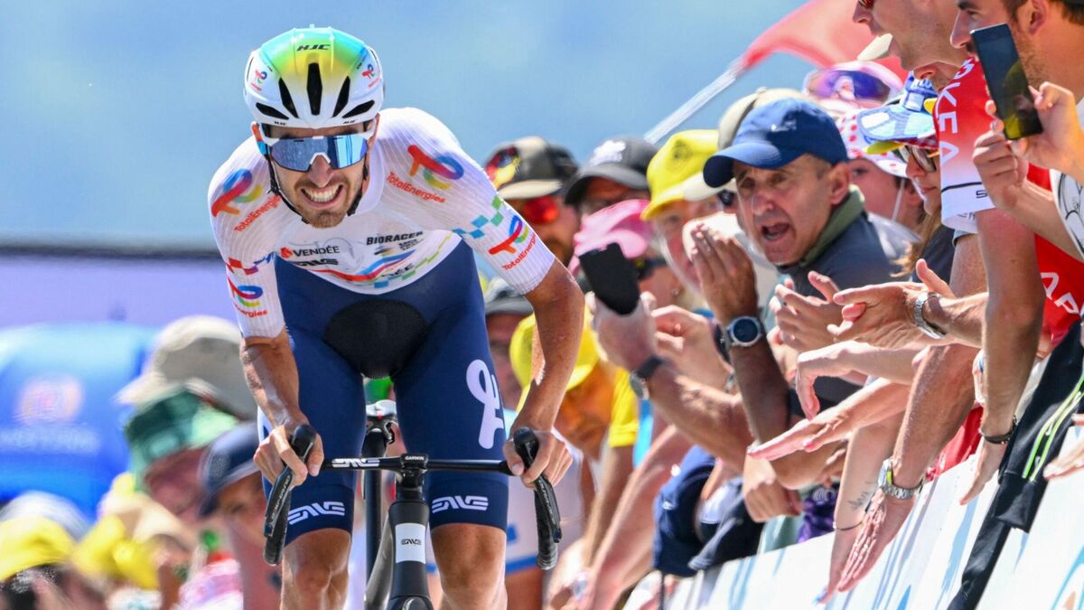 Jordan Jegat lors du Tour de France 2025