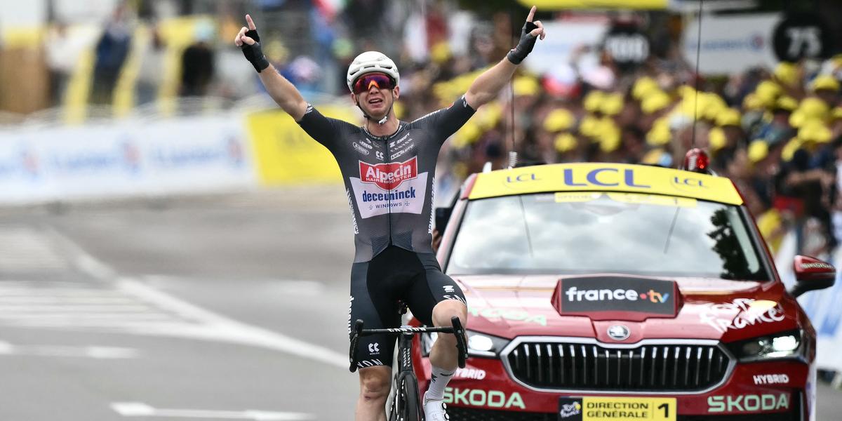 Kaden Groves victorieux lors de la 20e étape du Tour de France