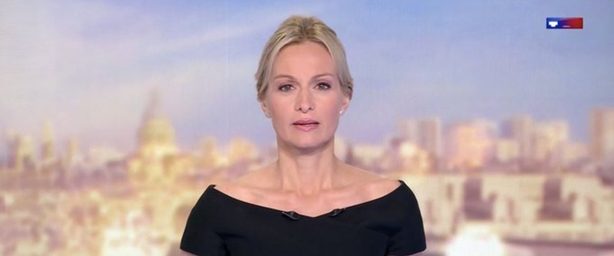 Audrey Crespo-Mara lors de son retour à l’antenne