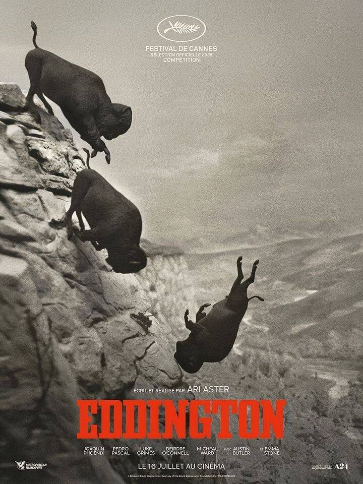 L'affiche du film 'Eddington' d'Ari Aster