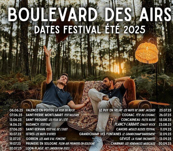 La tournée estivale de Boulevards des airs.