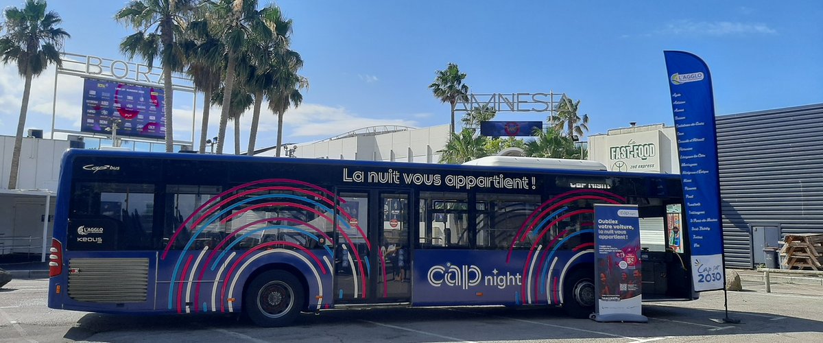 Navette Cap Night en service à la nuit