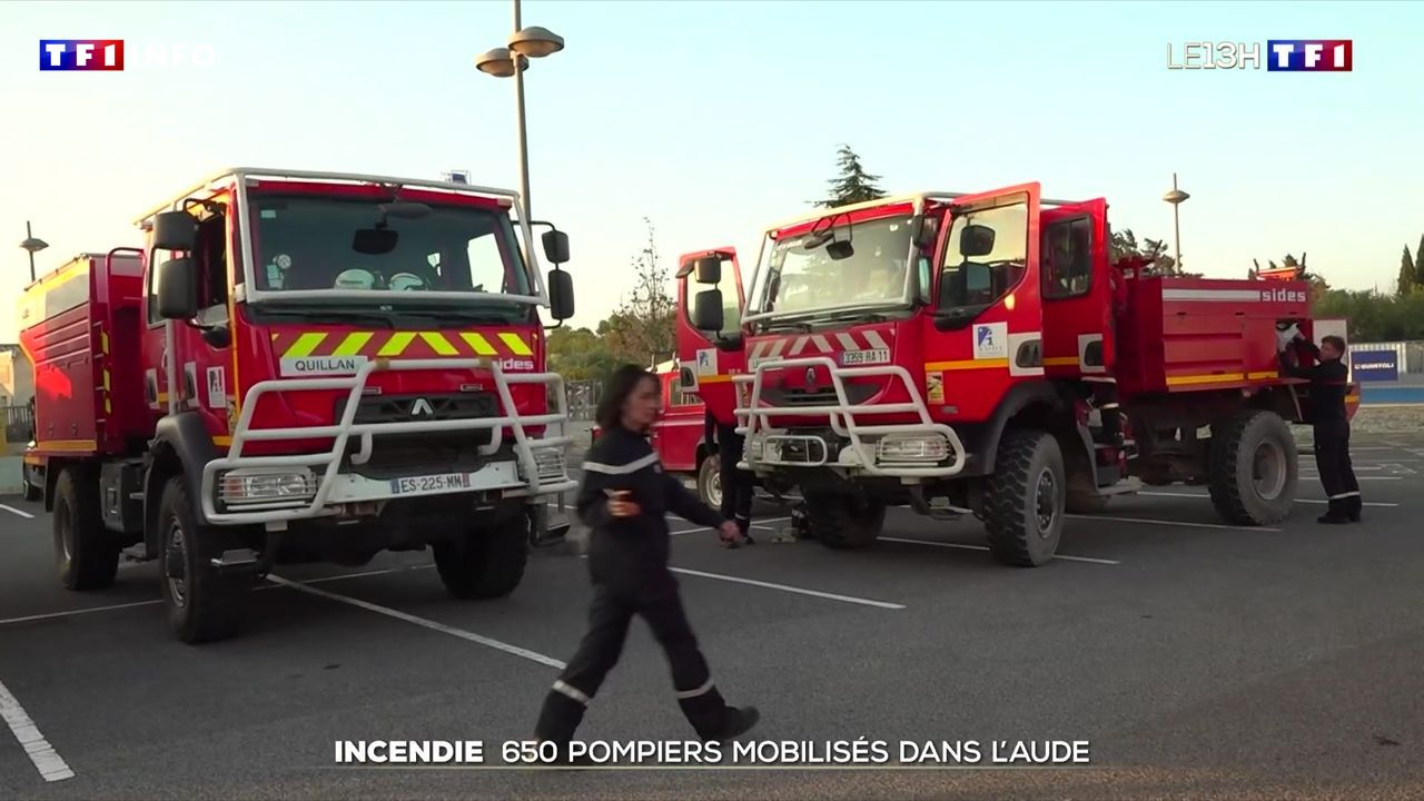 Incendie dans l'Aude avec une vaste zone touchée
