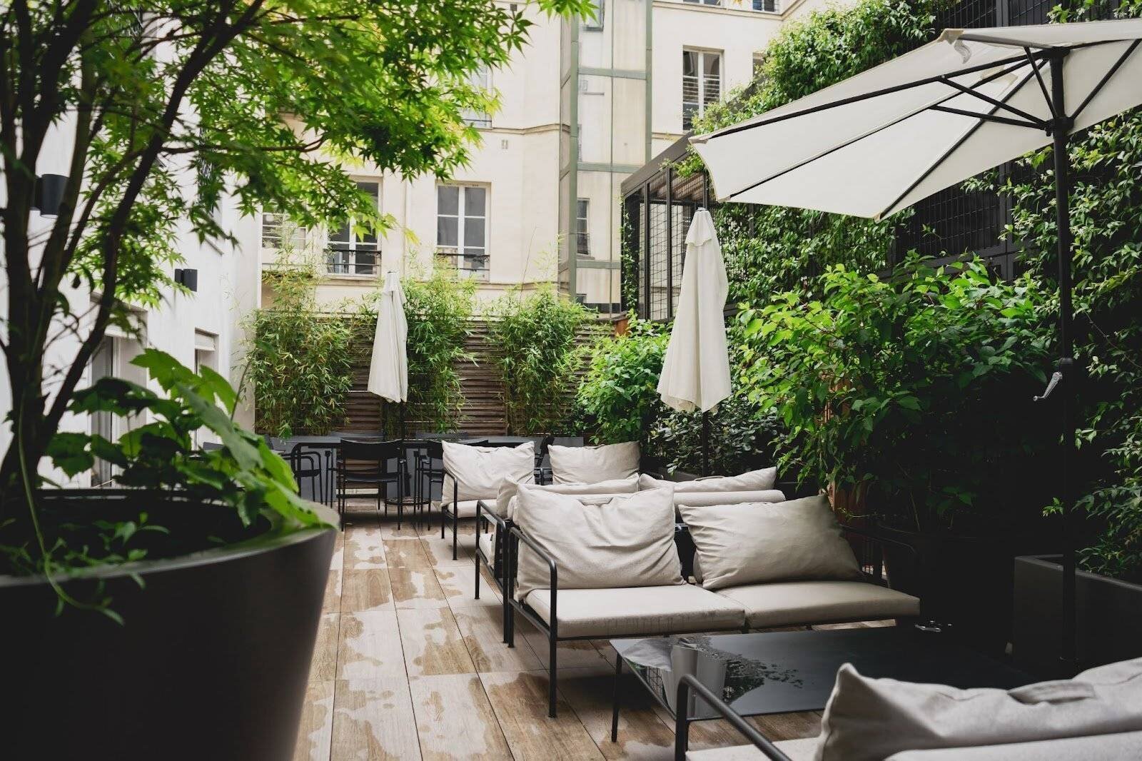 Zone de relaxation au bureau