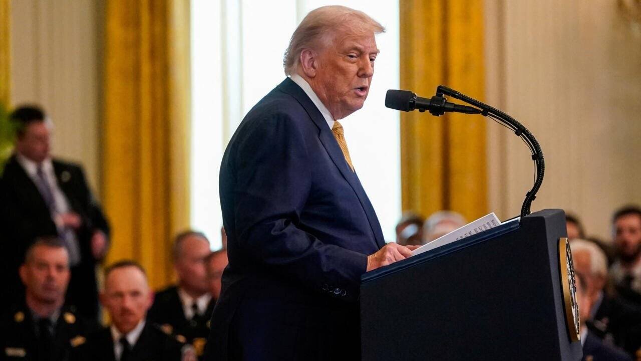 Donald Trump à la Maison Blanche le 16 juillet 2025.