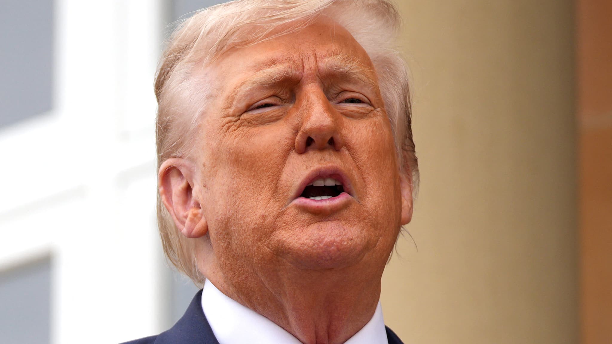 Donald Trump à Turnberry en Écosse le 28 juillet 2025