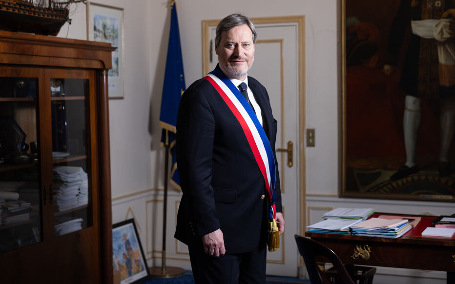 Saint Cloud (Hauts-de-Seine), en février. Éric Berdoati a déposé un recours contre l'État. Il conteste le calcul de la dotation allouée à sa ville, en chute libre depuis 2014.