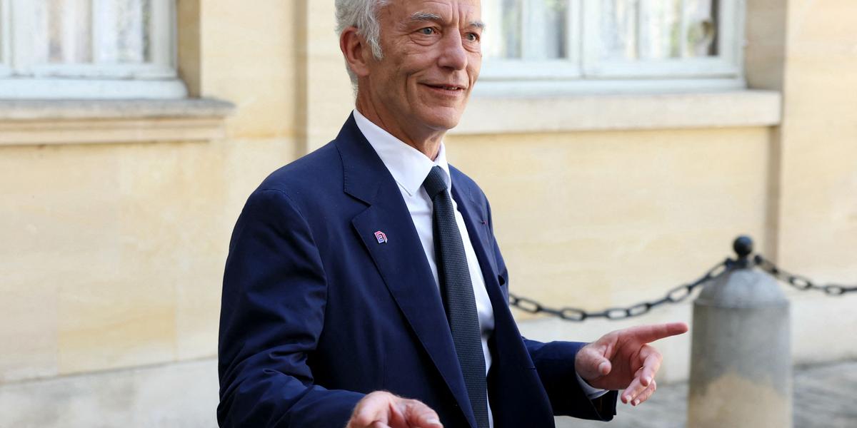 Le patron du Medef Patrick Martin lors d'une interview