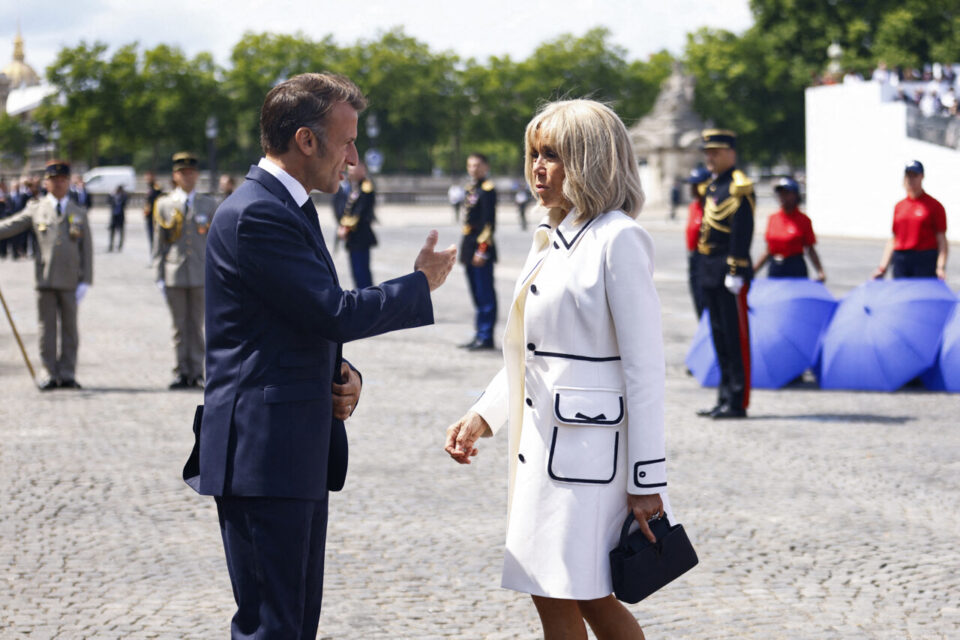 Emmanuel et Brigitte Macron