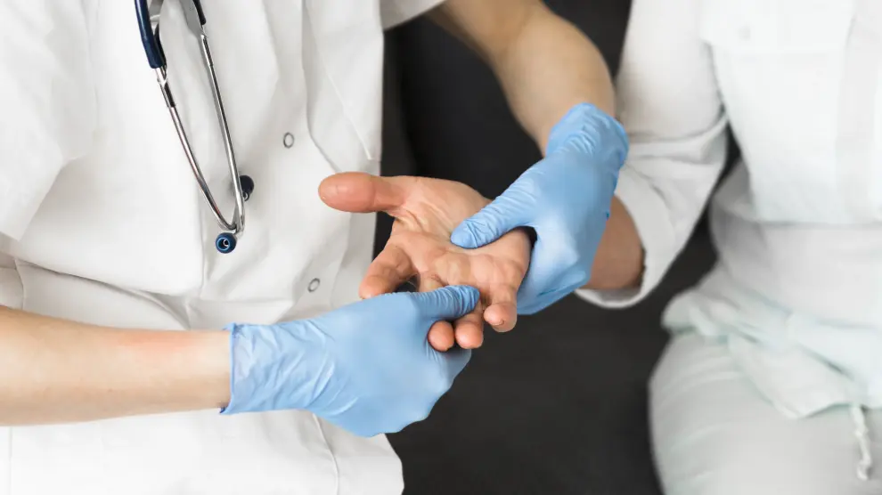 Consultation médicale sur les articulations