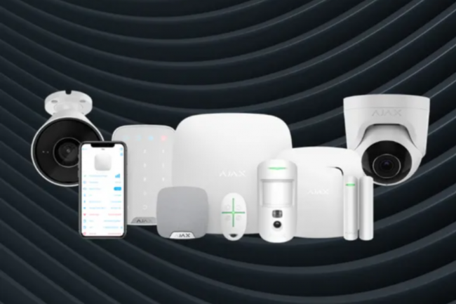 Ajax propose une gamme complète liée à la vidéosurveillance.