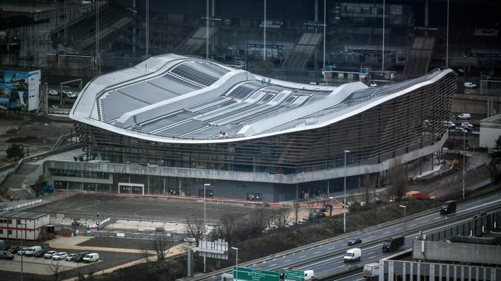 Le Centre aquatique olympique de Saint-Denis, le 4 février 2024.