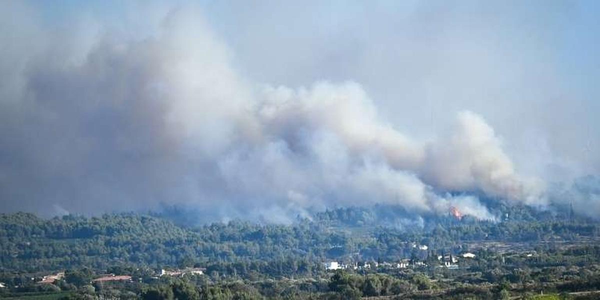 Incendie de forêt dans le sud de la France