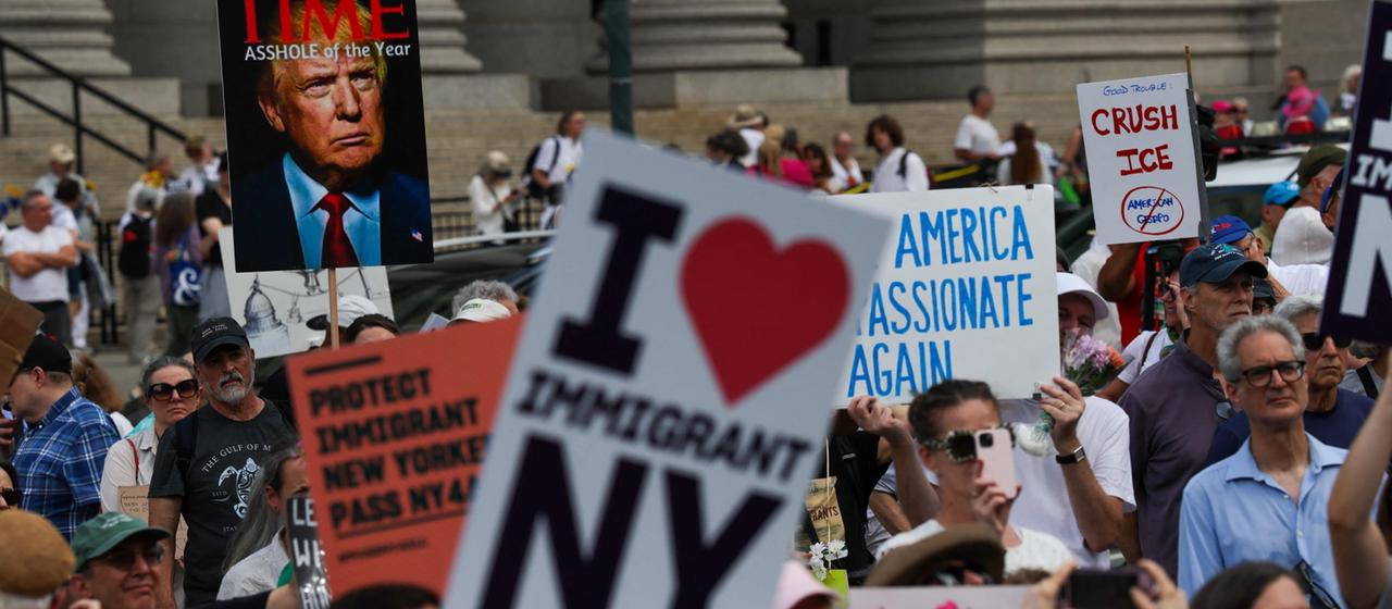 Protestation anti-Trump à New York | Spencer Platt/Getty Images/AFP